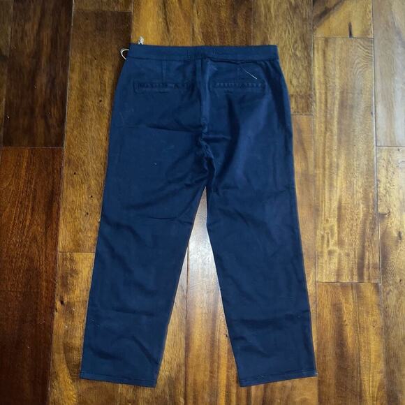 Lila Ryan The Jase Slim Straight Pedal Pusher - NAVY -Size 4​ - Picture 3 of 4